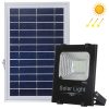 150W 176 LEDs SMD 2835 IP66 Waterproof Ultra-thin Solar Powered Timing LED Flood Light  with 6V / 0.83A Solar Panel & Remote Control
