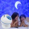 5W Micro USB Power Supply Remote Control Starry Sky Laser Projection Lamp LED Atmosphere Night Light with Magnetic Base