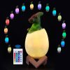 Parasaurolophus Shape Creative Touch 3D Decorative Night Light, 16-color Patting Remote Control Version