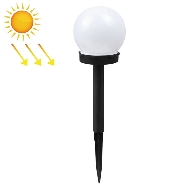 2pcs Light-controlled Bulb-shaped Lawn Light Outdoor Garden Light LED Solar Light