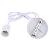 E27 Lamp Holder DIY Ceiling Chandelier Light Bulbs Screw Base Socket, Cable Length: 1m