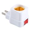 US / AU Plug to E27 Light Holder Lamp Bulbs Adapter Converter