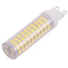 G9 124 LEDs SMD 2835 2800-3200K LED Corn Light, No Flicker, AC 85-265V