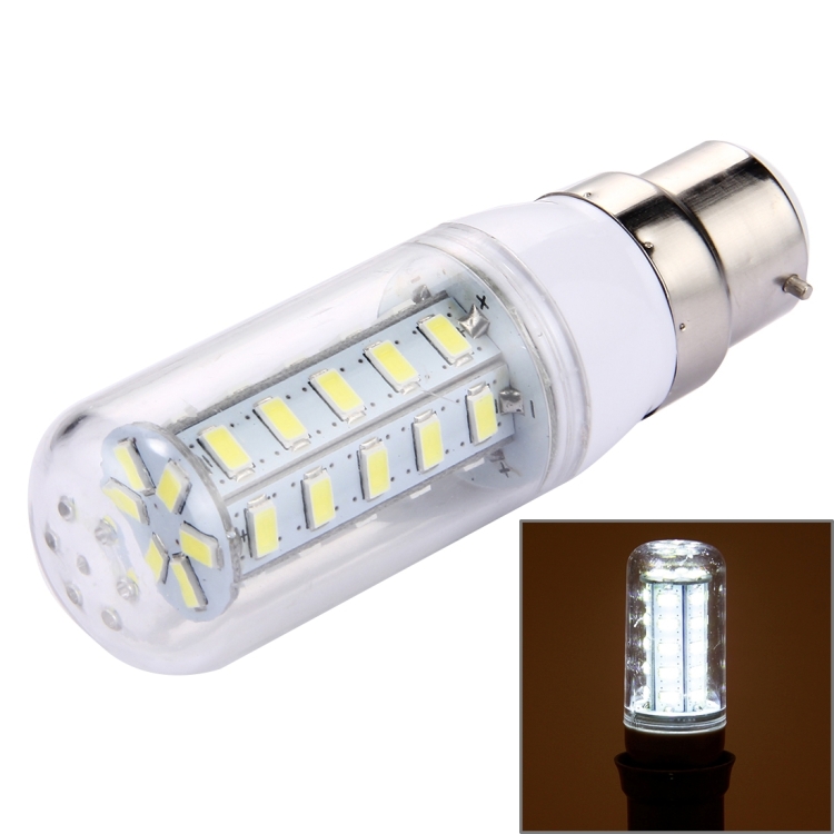 B22 3.5W 36 LEDs SMD 5730 LED Corn Light Bulb, AC 12-80V