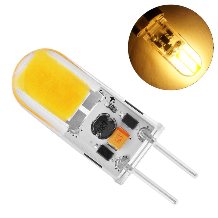 GY6.35 3W 180-220LM LED 1508 COB Corn Light Bulb, AC/DC 12V