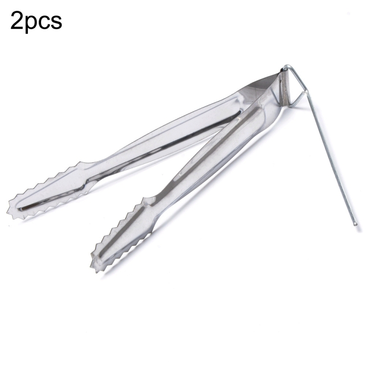 2pcs Hookah Charcoal Metal Clip, Size: Large