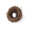 6cm Simulation Bird Nest + 1 PCS Bird Egg Holiday Decoration