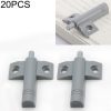 20 PCS Aircraft Shape Front Buffer Cabinet Door Anticollision Damper Shock Absorber