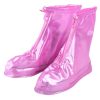 Fashion PVC Non-slip Waterproof Thick-soled Shoe Cover Size: XL