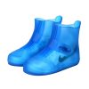 Fashion Integrated PVC Waterproof  Non-slip Shoe Cover with Thickened Soles Size: 44-45