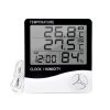 Outdoor / Indoor LCD Digital Electronic Thermometer Hygrometer Alarm Clock