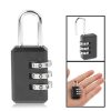 3 Digit Resettable Combination Security Travel Lock
