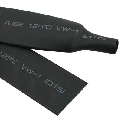 8mm Woer Flexible RSFR-H VW-1 Heat Shrink Tube, 125℃, Length: 10m