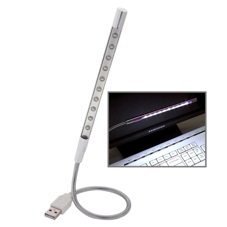 10-LED Portable Ultra Bright USB LED Light