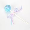 Ribbon Bow Sequin Ball Cake Party Dessert Inserted Card