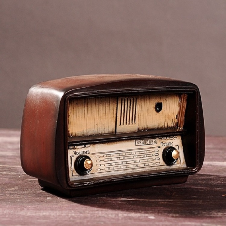 Vintage Radio TV Set Home Decoration Retro Craft Decoration