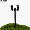 2 PCS Moss Micro Llandscape Decoration Succulent Ecological Bottle Bonsai Pot Model Lamp Ornament