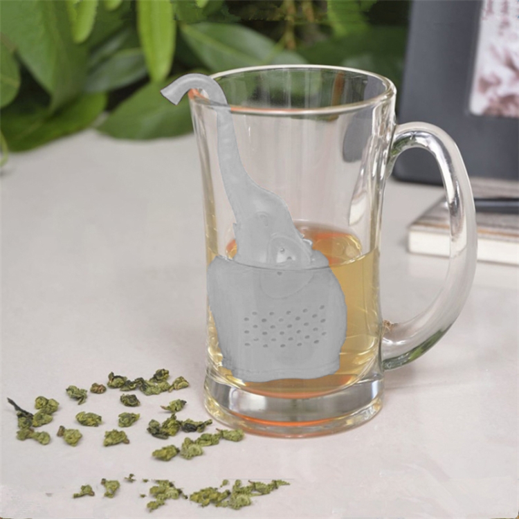 Tea Infuser Teapot Filter Elephant Silicone Tea Leaves Strainer