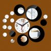 3D Stereo Decorative Clock Acrylic Digital Mirror Wall Sticker Wall Clock