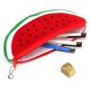 Cute Watermelon Shape Plush Pencil Bag
