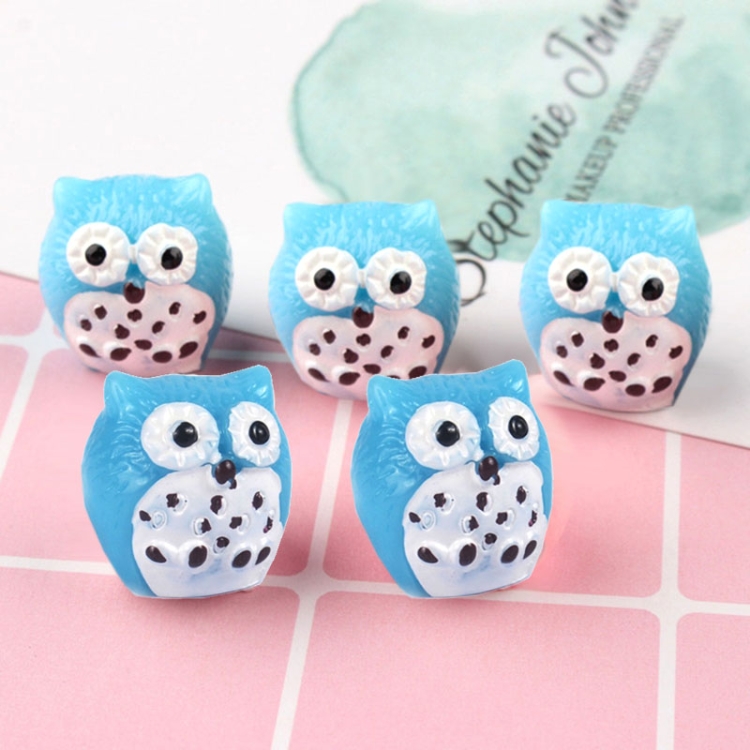 10 PCS Owl Mini Micro Landscape Decoration Resin Crafts DIY Landscape Ornaments