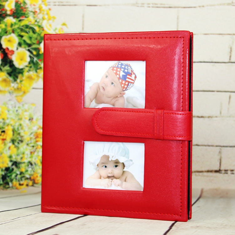 6 inch PU Leather Family Daily Photo Album with Creative Pocket
