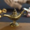 Aladdin Magic Lamp Metal Crafts Wish Lamp Aromatherapy Home Creative Decoration Gift