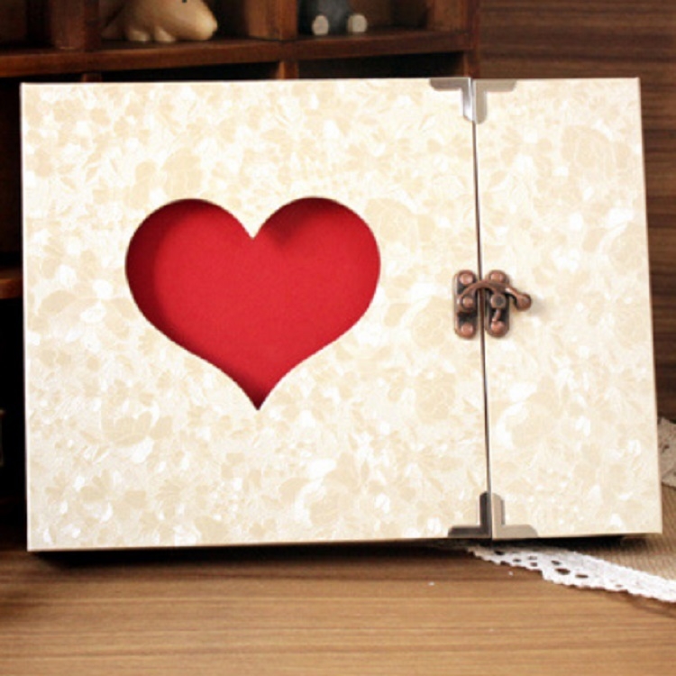 10 inch Hollow Ring Album Couple Models Creative Photo Album