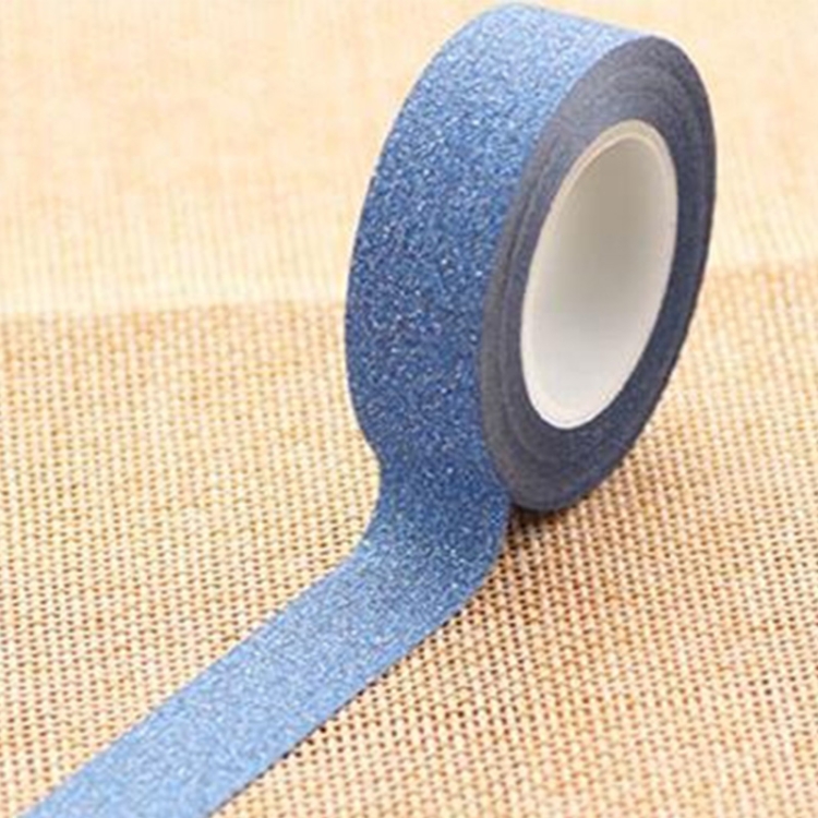 Flash Washi Sticky Paper Tape Label DIY Decorative Tape, Length: 10m