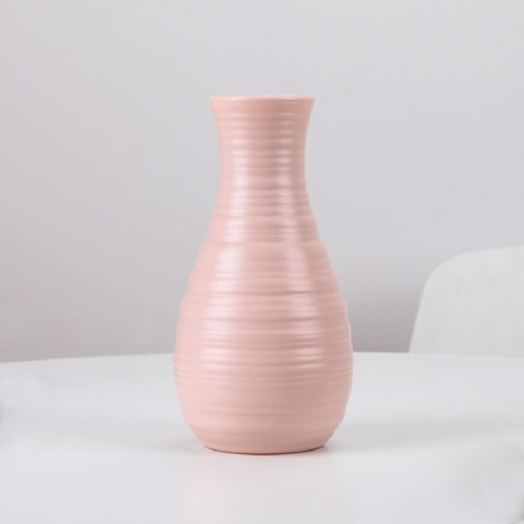 Modern Simple Plastic Flower Vase Creative Desktop Decoration Ornaments