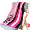 Striped Cotton Thickening Fitness Towel