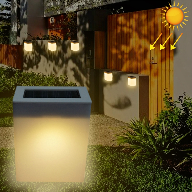 Solar Energy Saving Lamp Outdoor Garden Fence Wall Light