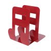 2 PCS Musical Note Metal Bookends Iron Support Holder Desk Stands For Books