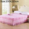 Lace Bed Skirt Sheet Princess Bedspread Mattress Cover