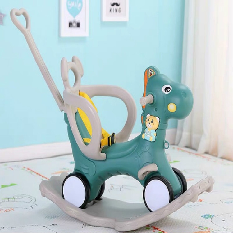 Baby Rocking Chair Baby Rocking Horse Wooden Multifunctional Musical Ride On Toys