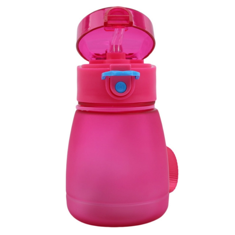 Frosted Belly Cup With Straw Sealing Cup