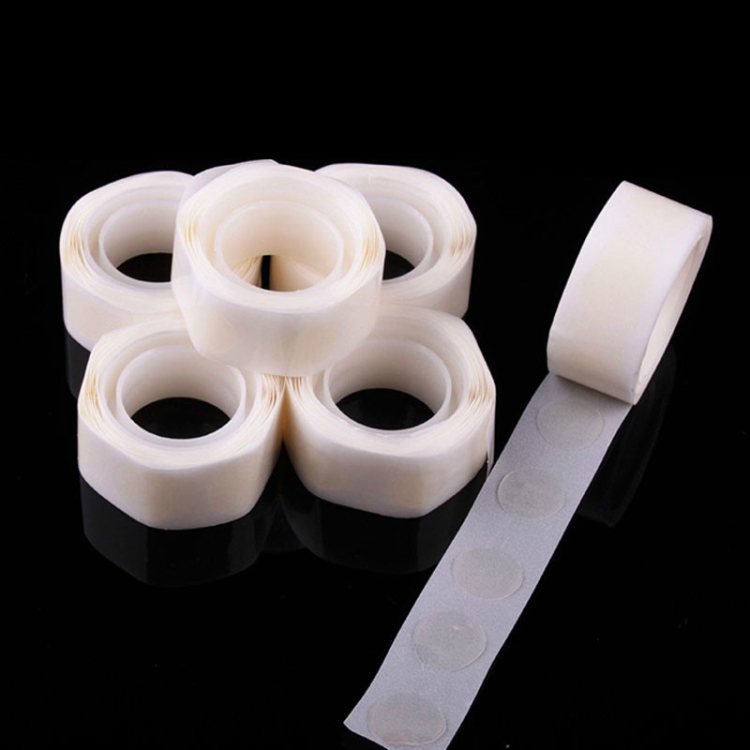 5 Rolls Small Double-Sided Glue Balloon Removable Non-Marking Glue Tape 100 Capsules