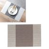 1796 Simple PVC Non-slip Insulation Table Mat Disposable Green Dishes Western Table Mat