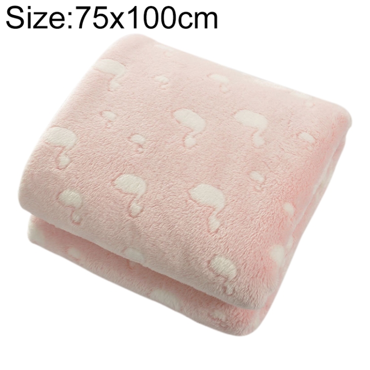 Summer Thin Coral Flannel Office Nap Blanket