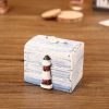 Wooden Pirate Jewellery Storage Box Case Holder Vintage Desk Storage Box
