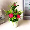 10 Pots Fake Potted Plant Simulation Bonsai Tabletop Decoration