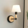 E27 LED Bedside Aisle Creative Personality Wooden Wall Lamp