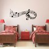 Music Sound Notes Wall Decal Bedroom Music Classroom Decor Removable Music Sticker