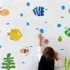 Kindergarten Cartoon Marine Animal Decoration Waterproof Baby Room Bathroom Wall Sticker