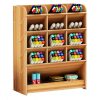 Children Student Multifunctional Wooden Desktop Storage Pen Holder Hand Account Tape Stationery