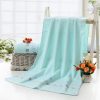 Cotton Plain Square Bath Towel Natural Environmental Protection Embroidered Bath Towel Household Towel