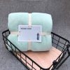 Cut Edge Towel Bath Towel Wavy Edge High Density Coral Fleece Super Absorbent Quick-drying