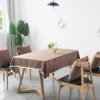 Decorative Tablecloth Imitation Linen Lace Table Cloth Dining Table Cover