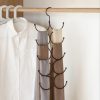 Multi-Circle Hook Hanging Hanging Scarf Belt Scarf Tie Hanger Rack