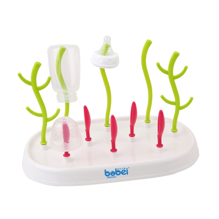Bobei elephant Portable Detachable Tree Baby Bottle Draining Rack Cleaning Dryer Infant Milk Cup Nipple Pacifier Holder